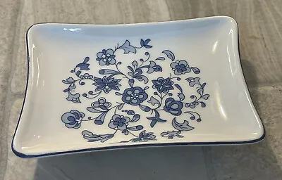 Buy Vintage Minton Trinket Dish Shalimar Blue Floral 5”/ 12.5 Cm X 4” / 10 Cm • 8.99£