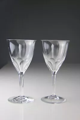 Buy Set Of 2 Baccarat Zurich Pattern Claret Wine Glasses 6 1/2  - Read! • 66.30£