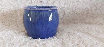 Buy Langley Stoneware Electric Blue Vase • 4.99£