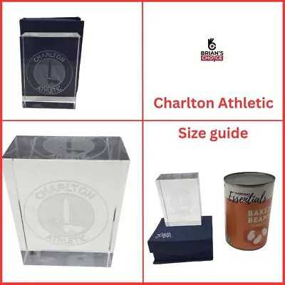 Buy Glass Football Club Paperweight Crystal Gem Arsenal Chelsea Newcastle Charlton • 5.90£