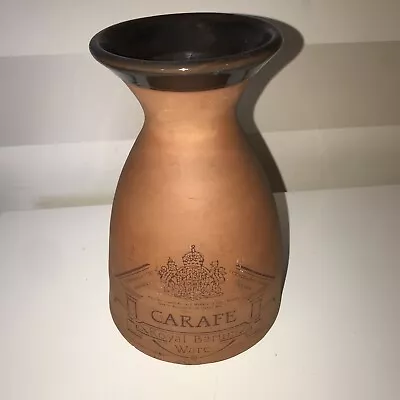 Buy Royal Barum Ware Wine Carafe Litchdon Pottery Terracotta Vase Devon 19.5cm • 12.90£