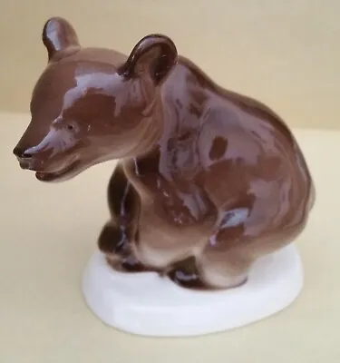 Buy Russian Porcelain Animal Figurine Bear  Lomonosov Type  No Marks • 1.99£