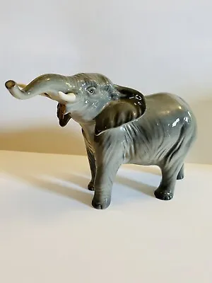 Buy Vintage Beswick England Porcelain Elephant Trunk Up Tusks 5  X 7  • 48.02£