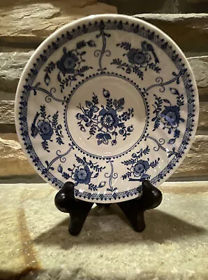 Buy Johnson Brothers, Made In England, INDIES Blue & White Ironstone Dinnerware Bowl • 9.56£