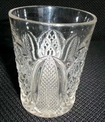 Buy EAPG On The Rocks Tumbler Glass Cut Arches 3-7/8  X 3-1/8  Star Base OF2 • 10.56£