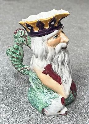 Buy Vintage Father Neptune Toby Jug Shorter England. 7” Tall • 13.49£