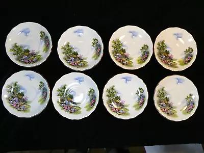 Buy Royal Vale Country Cottage 8 Saucers • 20£
