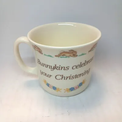 Buy  Bunnykins Celebrate Your Christening  Cup Fine Bone China 1936 Royal Doulton • 5.49£