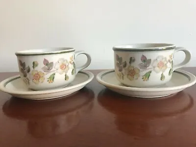 Buy  Marks And Spencer  Autumn Leaves  - Breakfast Cup And Saucer X 2 • 3.95£