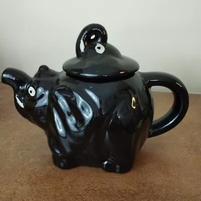 Buy Vintage Woobro, Novelty Teapot, Elephant Pattern, 15.5cm Tall • 9.95£