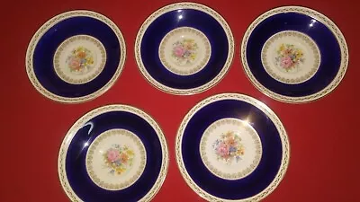 Buy Rare Set Of 5 Trade Mark Crown DUCAL Saucers   Empress  Pattern, Made In England • 17£