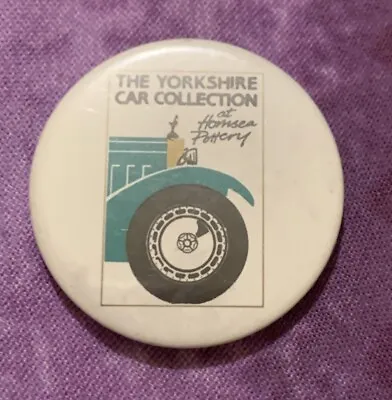 Buy The Yorkshire Car Collection At Hornsey Pottery Pin Button Badge  • 2.99£