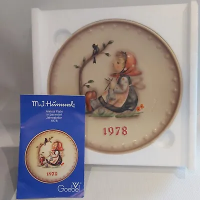 Buy Vintage Goebel Annual 1978 Plate New Boxed Old Stock • 9.99£