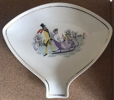 Buy Bristol Pottery Snack Serving Dish Featuring Scenes Of The Thames (no 337) • 5.50£