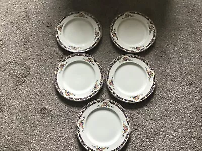 Buy 5 X Alfred Meakin   Needwood “ Side Plates 8 Inch. Good Condition. • 2.99£