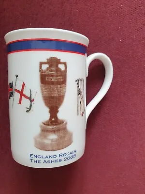 Buy AYNSLEY Bone China ENGLAND CRICKET Regain The Ashes Cup Mug 2005 • 5.99£