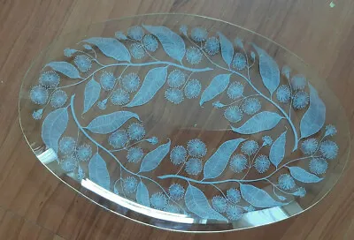 Buy Vintage Chance Glass Calypto Pattern Oval Platter 36cm X 24cm • 7.49£