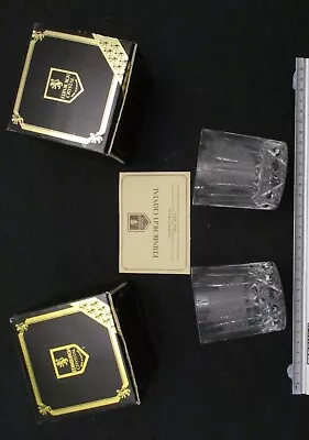 Buy Two Edinburgh Crystal Whisky Glasses Engraved Edinburgh Castle & Robbie Burns • 4£