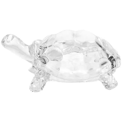 Buy Beautifully Crafted Crystal Glass Turtle Figurine Fengshui Ornament • 8.35£