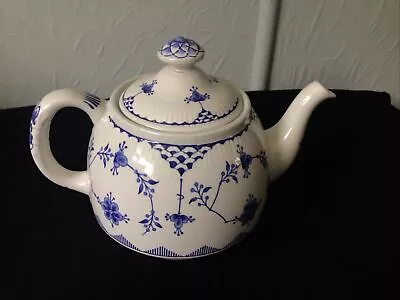 Buy Johnson Bros - Blue Denmark Teapot - Unused • 15£