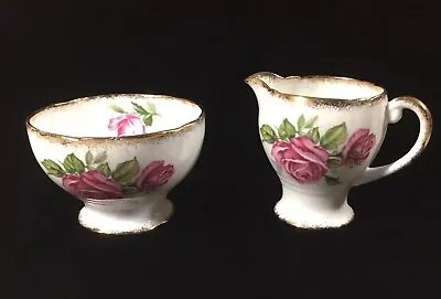 Buy Royal Standard Orleans Rose Cream Mini Sugar Set Discontinued Very Hard To Find • 28.46£