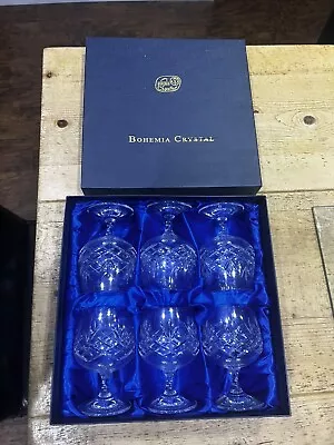 Buy Bohemian Crystal Brandy Glasses • 30£