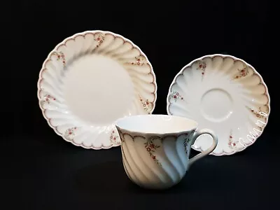 Buy Vintage Wedgwood Bone China Pink Garland Tea Cup Set Made In England  • 44.26£