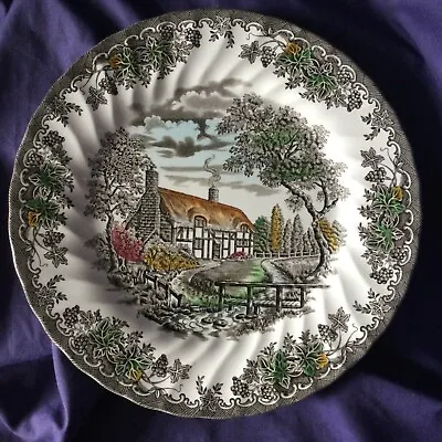 Buy Vintage Myott The Brook 12” Decorative Plate Tennyson Quote • 4.99£