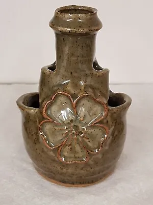 Buy Vintage Studio Pottery Stoneware Vase Dick Wright Gosforth Pottery Cumbria  • 20£