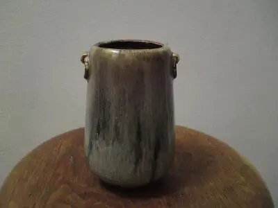 Buy Republic Of China Shiwan Pottery Flambé Glazed Vase Ring Handles • 125£