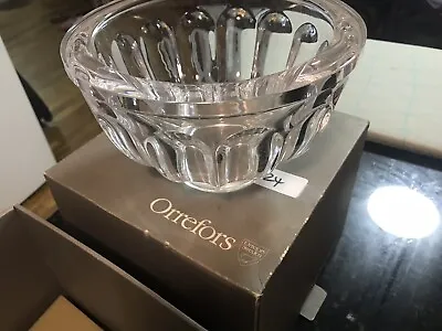 Buy Orrefors Crystal Bowl New In Box- #4573-13 DESIGNED BY GUNNAR CYREN • 144.45£