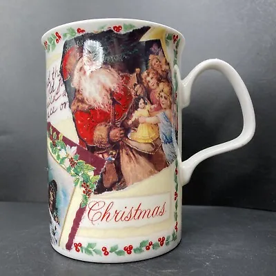 Buy Vintage 1997 Roy Kirkham Christmas Time Fine Bone China Mug Made In England • 19.90£