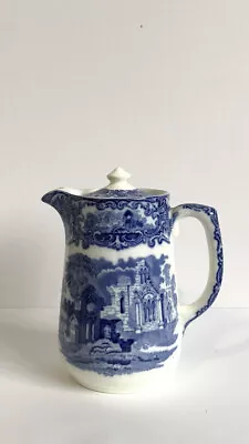Buy Antique 1901-1921 George Jones & Son’s Abbey 1790 Blue & White Transfer Jug • 12.80£