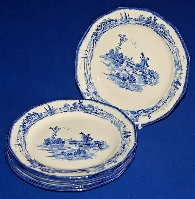 Buy Royal Doulton Norfolk Pattern Set 6 Dessert Plates 21cms Diameter. 1930s. • 34.99£