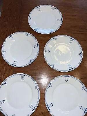 Buy Antique Thomas Of Bavaria Thomasens Secessions Pattern 5-Salad Plates 1900's • 37.18£