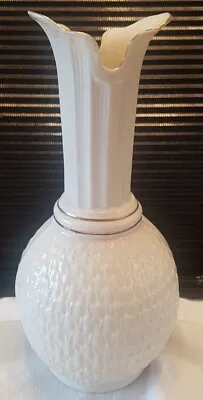 Buy Vintage Belleek Ireland Parian China Vase ~ Paros Design ~ 11  Tall     (FH) • 14.99£