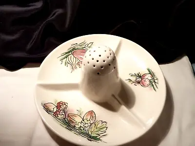 Buy A Rare Beswick Ceramic Divided Snack Dish With Toothpick Holder Center • 14.99£