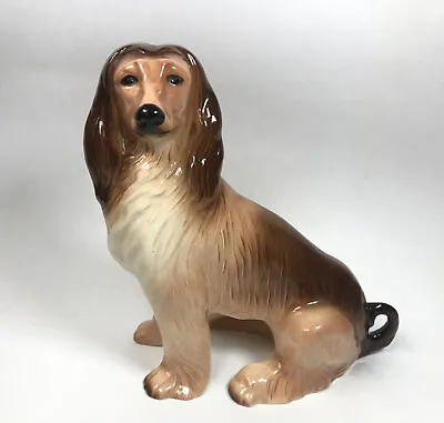Buy Kingston Pottery England Hand Painted Afghan Dog Statue Figurine • 65£