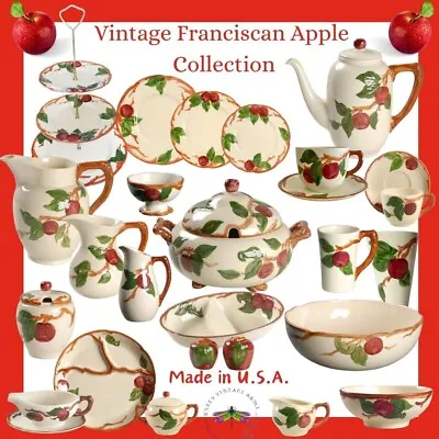 Buy Vintage Franciscan Apple* Replacements* Made In USA* Free Shipping • 369.86£