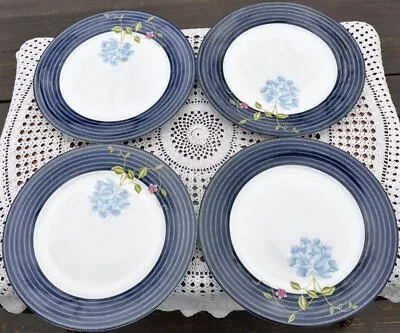 Buy 4 Laura Ashley Heritage Collectables Midnight Candy Dinner Plates 10.5  NEW • 34.15£