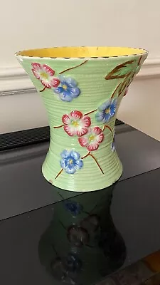 Buy Maling Green Vase Yellow Inside 6.5 Inch High • 5£