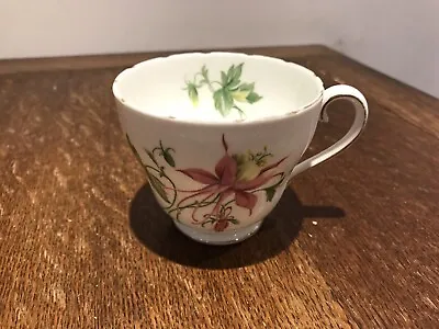 Buy Adderley White Floral Tea Cup Vintage Bone China • 4£