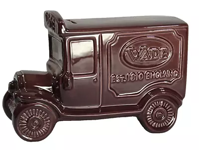 Buy Wade Delivery Van Money Box W. Stopper. Maroon Ceramic. Few Signs Of Use. Lovely • 10.50£