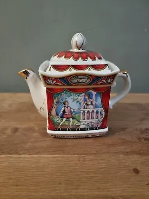 Buy Vintage Sadler Shakespeare Romeo & Juliet Teapot Staffordshire England, Retired • 19.99£