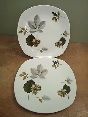 Buy Pair Of  Midwinter Fashion Shape,  Nuts In May  22cm Starter Plates John Russell • 5.95£