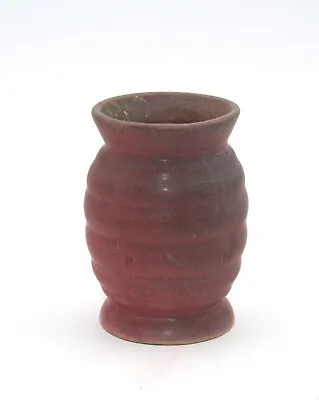 Buy NILOAK AMERICAN ART POTTERY - Vintage Ozark Dawn Pink Miniature Vase • 26.43£