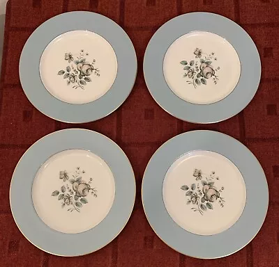 Buy 4 Royal Doulton Rose Elegans Dinner Plates App 10.5” (Lot 1) • 7£