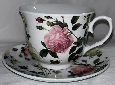Buy Vintage Kent Pottery 1887 Tea Coffee Cup And Saucer Floral & Butterflies Chintz • 23.71£