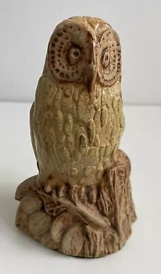 Buy Bernard Rooke, Studio Pottery, Owl On Branch,  Very Good Condition, 16cm • 65£