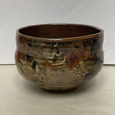 Buy John Glick Pottery Michigan Mid Century Bowl 6  Signed Plum Tree Pottery Asian D • 332.06£
